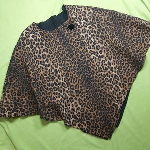 🐆 Reversible Lovely Leopard Bat Wing Poncho 🦇
